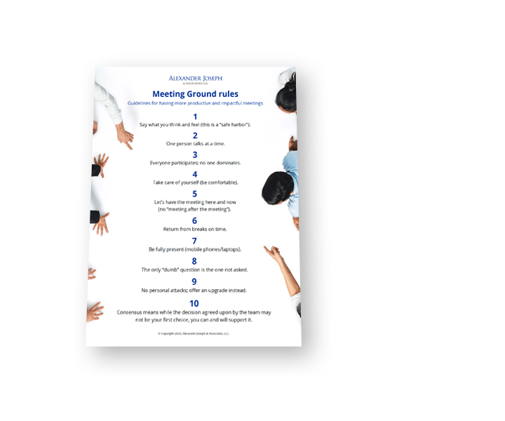 Meeting Ground Rules Flyer PDF